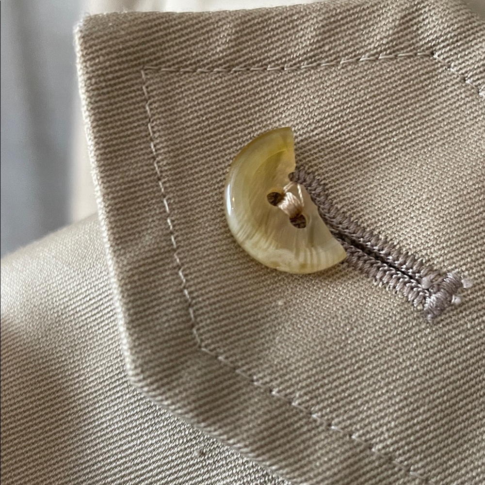 Burberry Vintage Men's Classic Tan Trench Coat~ 40 L - Picture 10 of 15